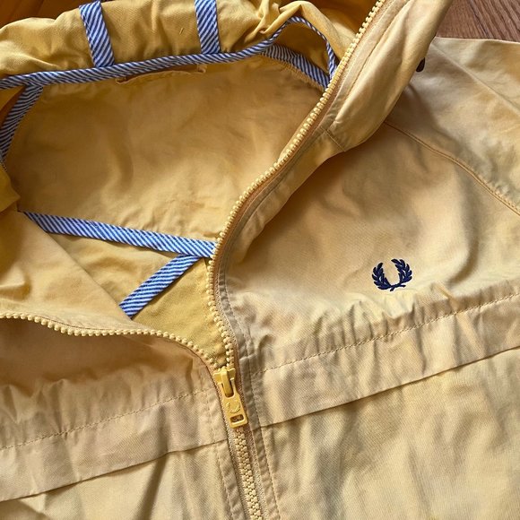 Fred Perry x Millerain Waxed Raincoat Mens Size Small - Picture 3 of 5